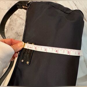 Kate spade black purse 6”h x 12”w